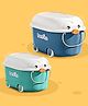 Bonfino Storage Box Pack of 2 - Green & Blue