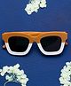 Knotty Ribbons Colur Block Sunglasses - Orange