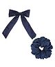Arendelle Set Of 2 Hair Accesories - Navy Blue