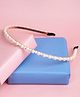 Arendelle Pearl Embellished Hair Band - White