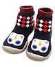 U-grow Baby Anti-Skid Breathable Soft Socks Shoes Blue & White