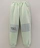 Little Kangaroos Full Length Text Printed Fleece and Woollen Pant - Tea Green