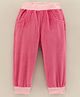 Little Kangaroos Full Length Solid Lounge Pant - Pink