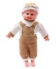 ToyMark Happy Baby Doll Brown - Height 34 cm