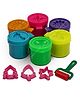 Baybee Air Dry Moulding Clay Dough for Kids Arts and Craft with 9 Shapes 6 Colors & Roller - Multicolor