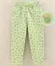Little Kangaroos Full Length Abstracted Printed Jeggings - Green