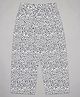 Budding Bees Full Length Seamless Polka Dot Printed Corduroy Pants - White
