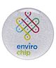 Envirochip Clinically Tested Radiation Protection Patented Chip for Mobile Kolum Design - Silver