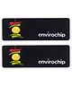 Envirochip Clinically Tested Radiation Protection Patented Chip for Laptop and Desktop Kitsch Design Pack of 2 - Black