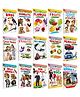Cut and Paste Chart Books Pack Of 15 Books Combo 8 - English