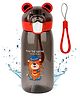 Fiddlerz Teddy Shape Sipper Bottle Black - 550 ml