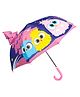 Fiddlerz Umbrella For Kids Stylish & Cute Design Printed Windproof Long Handled Lightweight Kids Umbrella for Girls Children (Color and Design May Vary)