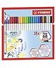 STABILO Premium Fibre Tip Pen Pack of 24 - Colour May Vary