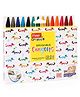 Flair Erasable Crayons Pack Of 14 - Multicolor
