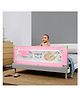 DOMENICO Portable Adjustable Washable Bed Rail Guard for Baby - Pink