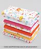 Babyhug 100% Cotton Wash Cloth Pack of 8 - Multicolor