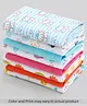 Babyhug 100% Cotton Wash Cloth Pack of 8 - Multicolor