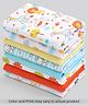 Babyhug 100% Cotton Wash Cloth Pack of 8 - Multicolor