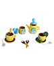 Taruh Kids  16 Piece Dino Wooden Tea  Party Set - Multicolour