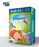 Advit Toys Dinosaurs Jigsaw Puzzle Educational Fun Fact Book Inside - 24 Pieces (Color May Vary)