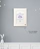 Mi Arcus 4x6 Inch Stand Photo Frame with Textured Paper Finish  White, Suitable for Kids' Bedroom or Office Desk