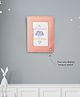 Mi Arcus 4x6 Inch Stand Photo Frame with Textured Paper Finish  Pink, Suitable for Kids' Bedroom or Office Desk