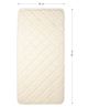 Mi Arcus Solid Soft Foam Baby Mattress | Plush Cradle Mattress for Comfortable Sleep - White 120x60x12 cm