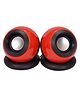 Zebion Muze Adore 3 W Laptop Desktop Speaker - Red