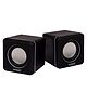 Zebion Muze Twin 3 W Laptop Desktop Speaker - Black