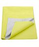 Trance Home Linen Medium Size Waterproof Breathable Quick Dry Sheet - Lemon Yellow