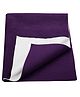 Trance Home Linen Medium Size Waterproof Breathable Quick Dry Sheet - Purple