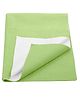Trance Home Linen Medium Size Waterproof Breathable Hypoallergenic Soft Quick Dry sheet for Babies - Pista Green