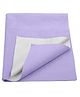 Trance Home Linen Medium Size Waterproof Breathable Hypoallergenic Soft Quick Dry sheet for Babies - Purple