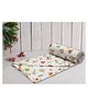 Trance Home Linen Pure Malmal Cotton Multipurpose Baby Blanket or Baby Dohar - White
