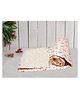 Trance Home Linen Pure Cotton Reversible Dohar Single Bed Size AC Blanket - Beige Pink
