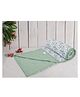 Trance Home Linen Pure Cotton Reversible Dohar Single Bed Size AC Blanket - Spring Green