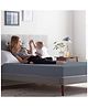 Trance Home Linen Fitted Style Waterproof Single Size Silky Bamboo Mattress Protector - Grey