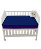Trance Home Linen Cotton Terry Waterproof Crib Protector | Baby Mattress / Bed Protector (24x48 Inch,Blue)-Pack of 2