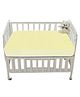 Trance Home Linen Cotton Terry Waterproof Crib Protector | Baby Mattress / Bed Protector (24x48 Inch,Ivory Yellow)-Pack of 2