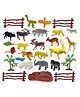 FunBlast Realistic Mini Animal Figure Toy 27 Pieces - Multicolor