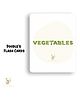 Yellow Doodle Sensory Vegetables Flash Cards - Multicolour