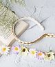 Jewelz Flower Braided Embellished Pony Tail Headband - Multi Colour
