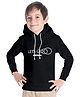 Funkrafts Full Sleeves Let's Go Printed Hooded Sweatshirt Black