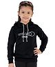 Funkrafts Full Sleeves Lets Goo Printed  Hooded Sweatshirt Black