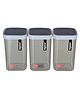 Nayasa Fusion Containers 1400 ml Set of 3 - Grey