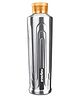 Nayasa Dune Single Wall Steel Bottle Silver Orange - 1000 ml
