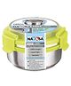 Nayasa Round Aqua Lock Stainless Steel Container Green - 450 ml