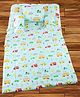Mittenbooty Baby Quilt Bolster Bed Set Bus Print-Green