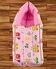 Mittenbooty Infant Baby Sleeping Bag Bus Print Pink