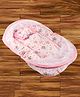 Mittenbooty Baby Mosquito Net bedding Jumbo in Velvet with Pillow in Princess Print - Pink